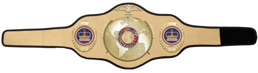 CHAMPIONSHIP BELT PRO018/FLAG/G/BLUGEM/G IN 6 COLOURS